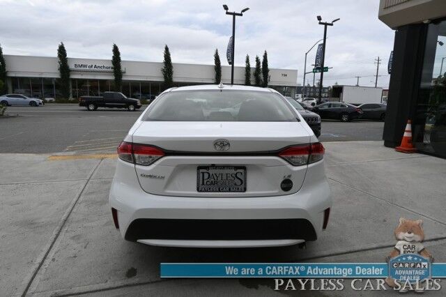 2021 Toyota Corolla LE / Automatic / Convenience Pkg / Lane Watch & Blind Spot Alert / Forward Collision Alert / Apple CarPlay & Android Auto / Keyless Entry & Start / Back Up Cam / Aluminum Wheels / Only 21K Miles / 1-Owner Anchorage AK