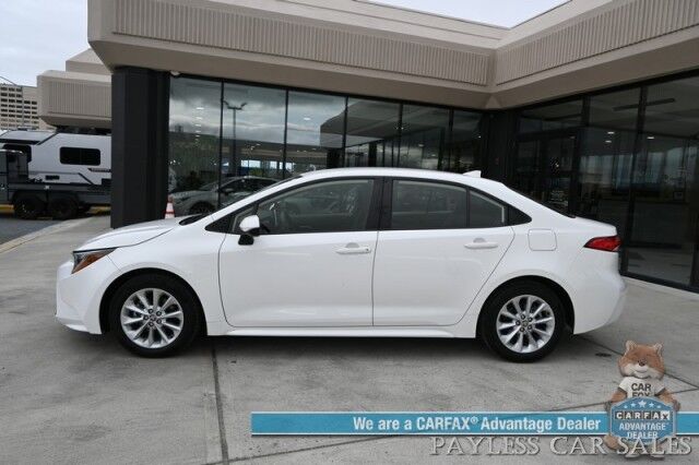 2021 Toyota Corolla LE / Automatic / Convenience Pkg / Lane Watch & Blind Spot Alert / Forward Collision Alert / Apple CarPlay & Android Auto / Keyless Entry & Start / Back Up Cam / Aluminum Wheels / Only 21K Miles / 1-Owner Anchorage AK