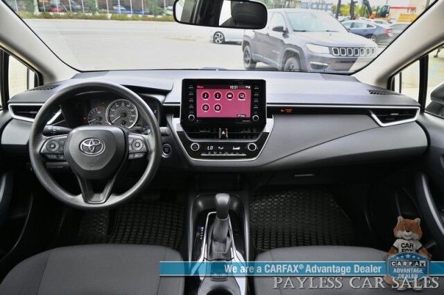2021 Toyota Corolla LE / Automatic / Convenience Pkg / Lane Watch & Blind Spot Alert / Forward Collision Alert / Apple CarPlay & Android Auto / Keyless Entry & Start / Back Up Cam / Aluminum Wheels / Only 21K Miles / 1-Owner Anchorage AK