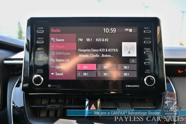 2021 Toyota Corolla LE / Automatic / Premium Cloth Seats / Power Locks, Windows & Mirrors / Adaptive Cruise Control / Lane Departure & Forward Collision Alert / Apple CarPlay & Android Auto / Back Up Camera / 38 MPG / 1-Owner Anchorage AK