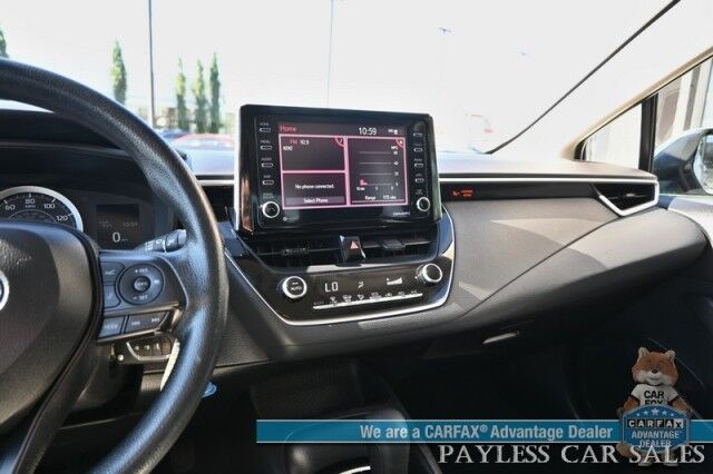 2021 Toyota Corolla LE / Automatic / Premium Cloth Seats / Power Locks, Windows & Mirrors / Adaptive Cruise Control / Lane Departure & Forward Collision Alert / Apple CarPlay & Android Auto / Back Up Camera / 38 MPG / 1-Owner Anchorage AK