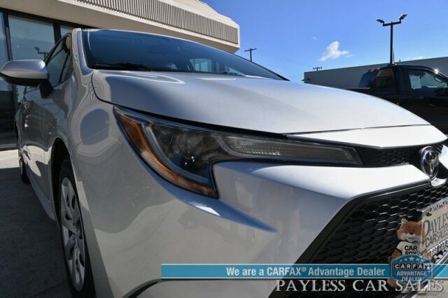 2021 Toyota Corolla LE / Automatic / Premium Cloth Seats / Power Locks, Windows & Mirrors / Adaptive Cruise Control / Lane Departure & Forward Collision Alert / Apple CarPlay & Android Auto / Back Up Camera / 38 MPG / 1-Owner Anchorage AK