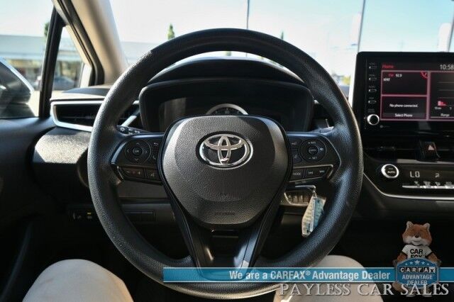2021 Toyota Corolla LE / Automatic / Premium Cloth Seats / Power Locks, Windows & Mirrors / Adaptive Cruise Control / Lane Departure & Forward Collision Alert / Apple CarPlay & Android Auto / Back Up Camera / 38 MPG / 1-Owner Anchorage AK
