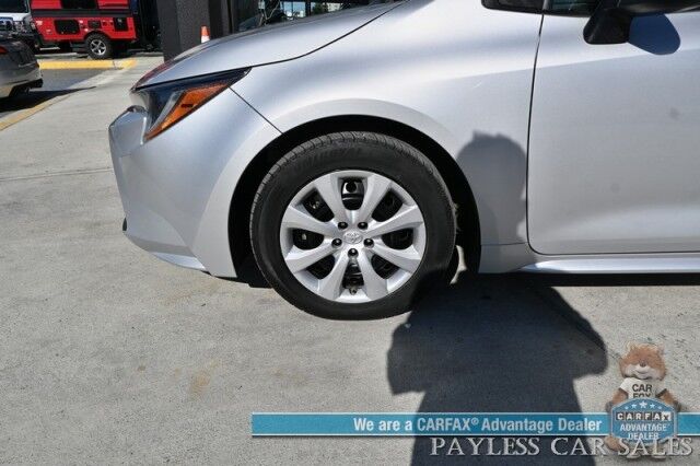 2021 Toyota Corolla LE / Automatic / Premium Cloth Seats / Power Locks, Windows & Mirrors / Adaptive Cruise Control / Lane Departure & Forward Collision Alert / Apple CarPlay & Android Auto / Back Up Camera / 38 MPG / 1-Owner Anchorage AK