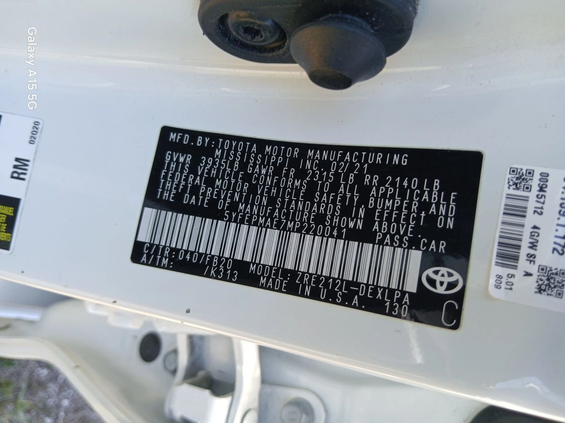 2021 Toyota Corolla LE Sedan 4D Maitland FL