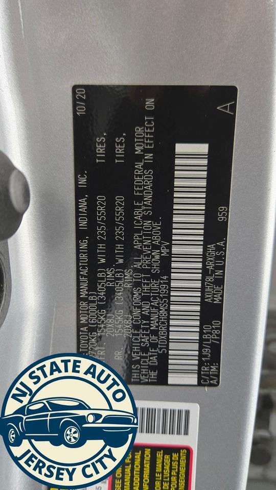 2021 Toyota Highlander Hybrid Limited Jersey City NJ