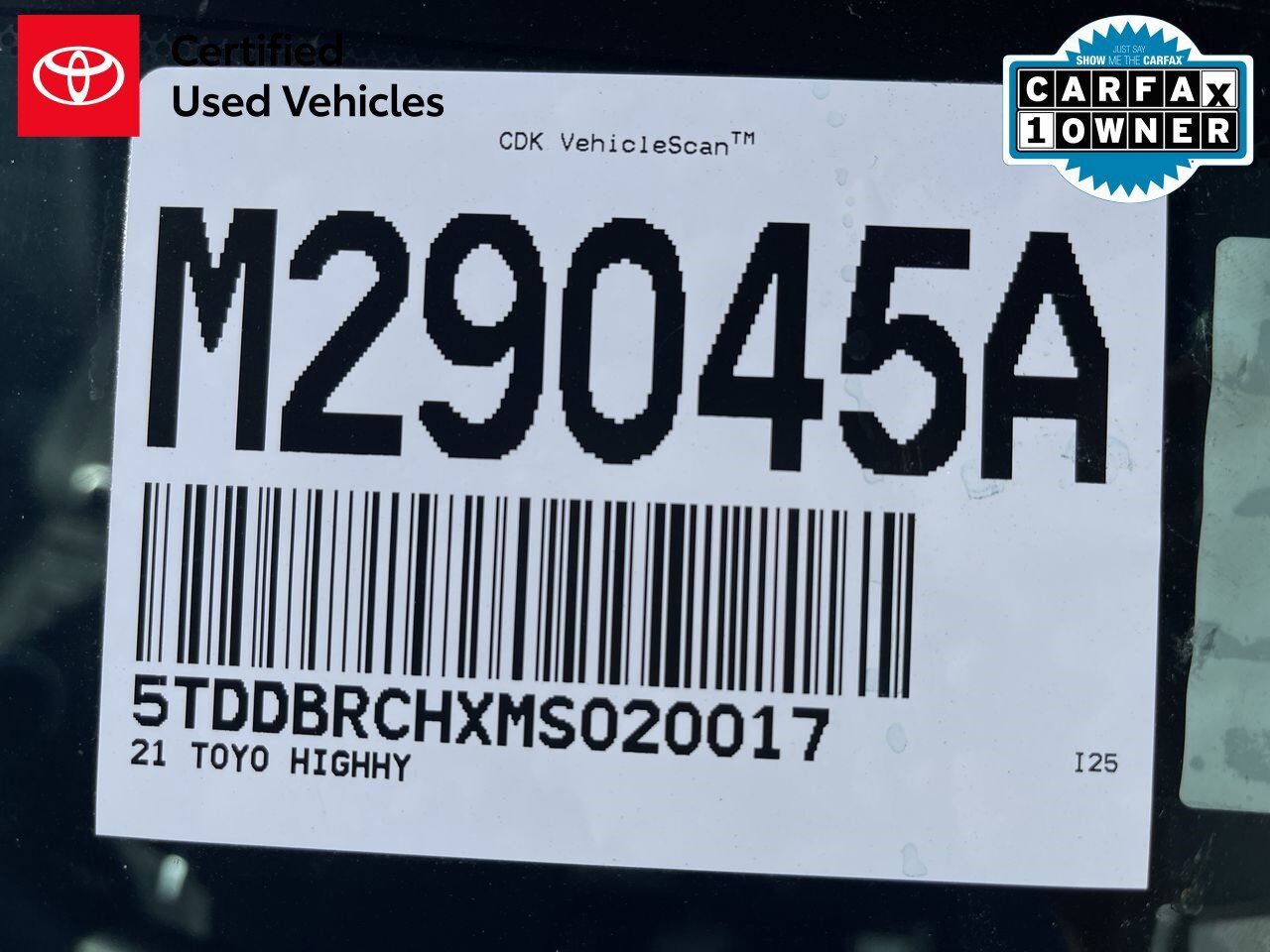 2021 Toyota Highlander Hybrid Limited White River Junction VT