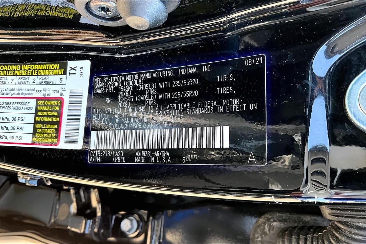 2021 Toyota Highlander Hybrid Platinum Folsom CA