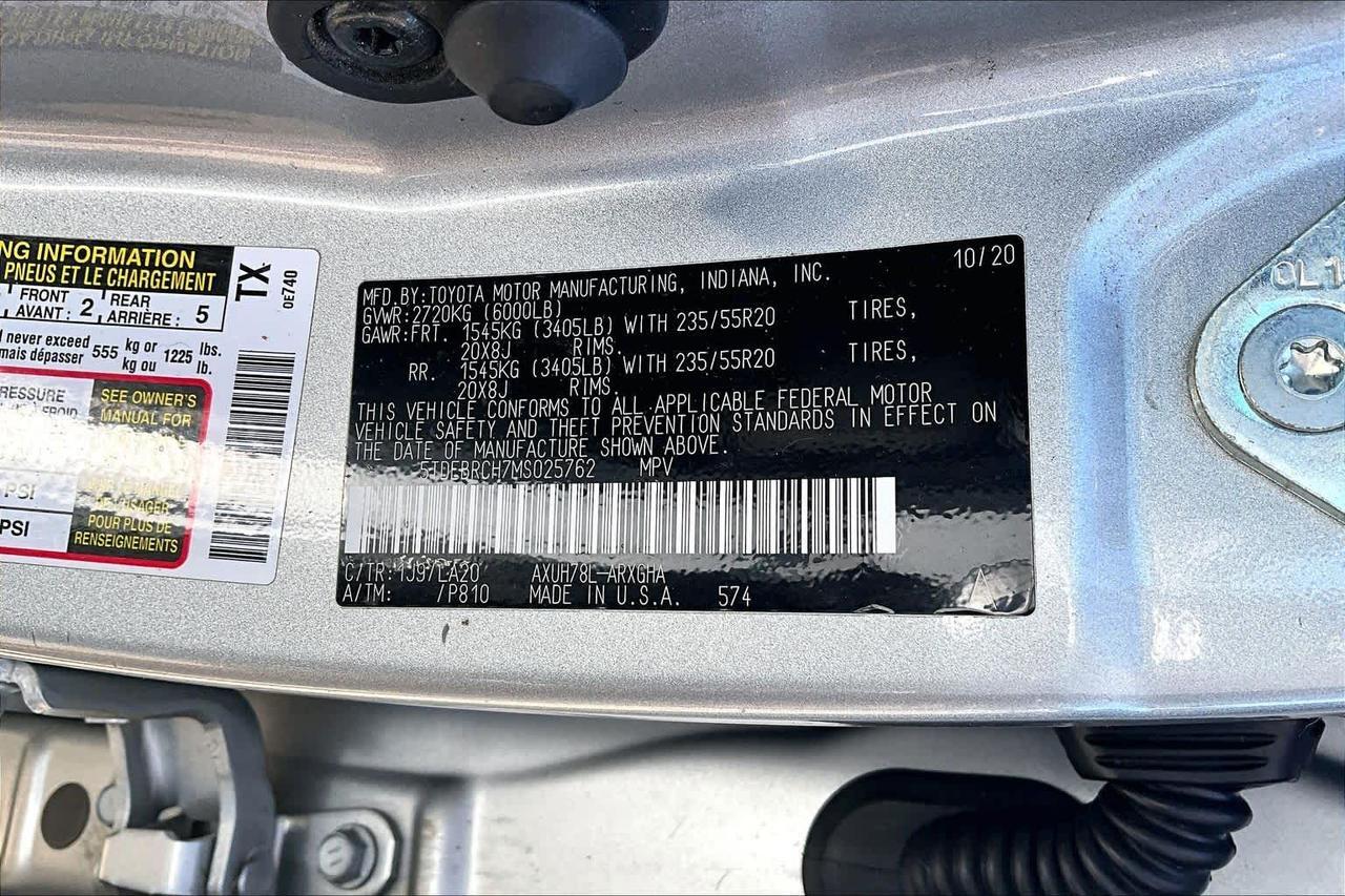 2021 Toyota Highlander Hybrid Platinum Folsom CA