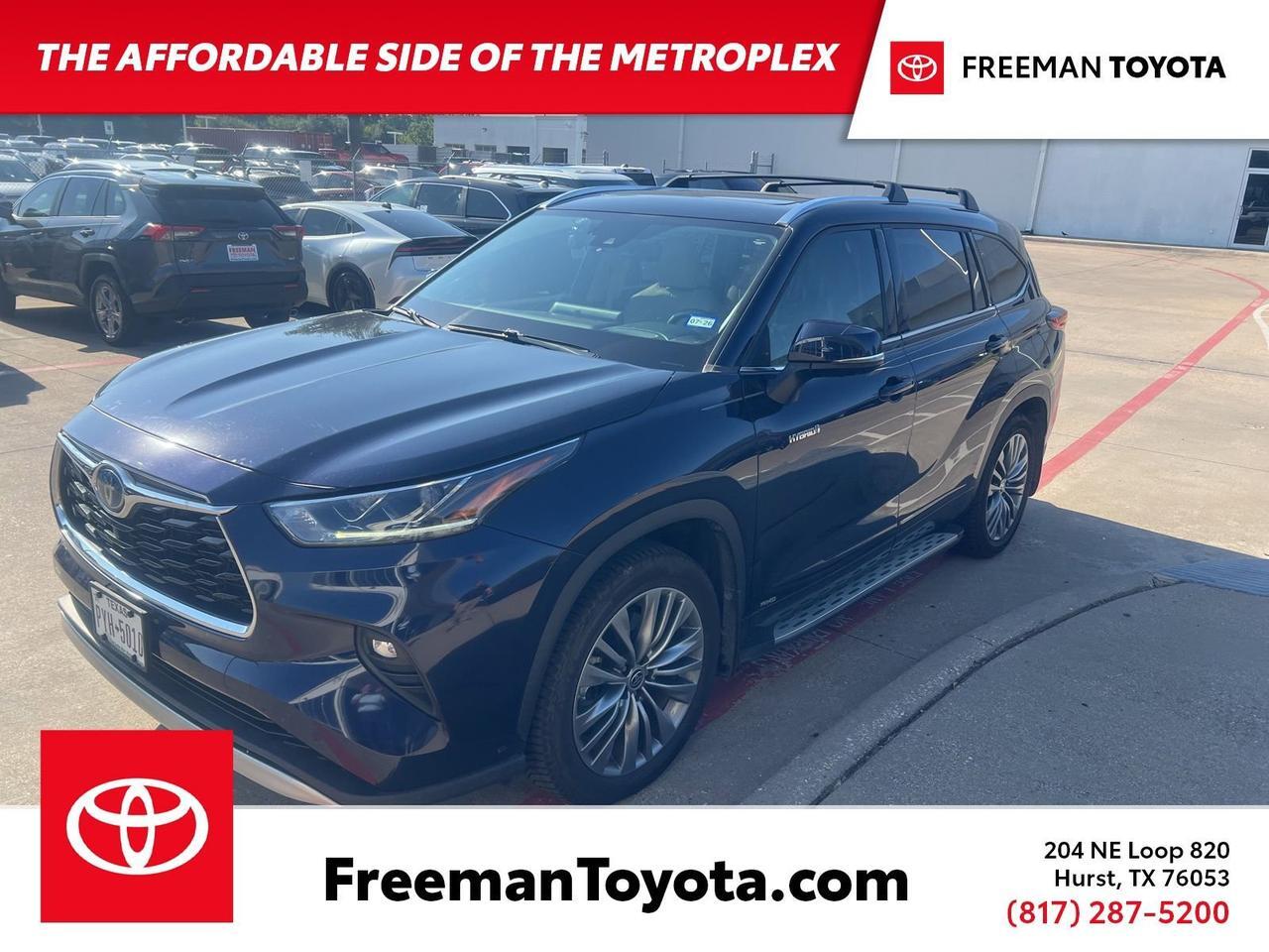 2021 Toyota Highlander Hybrid Platinum Hurst TX