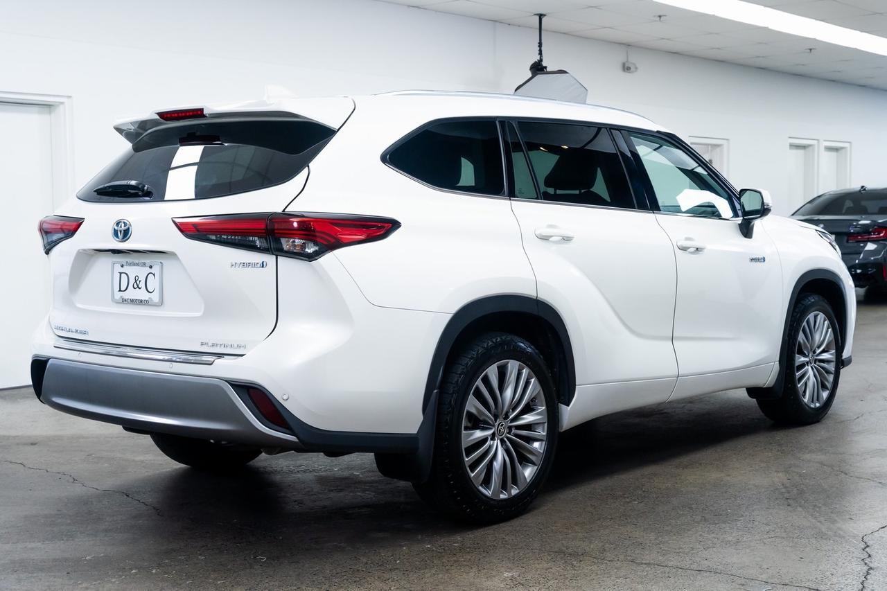 2021 Toyota Highlander Hybrid Platinum Vented Seats Moonroof Portland OR