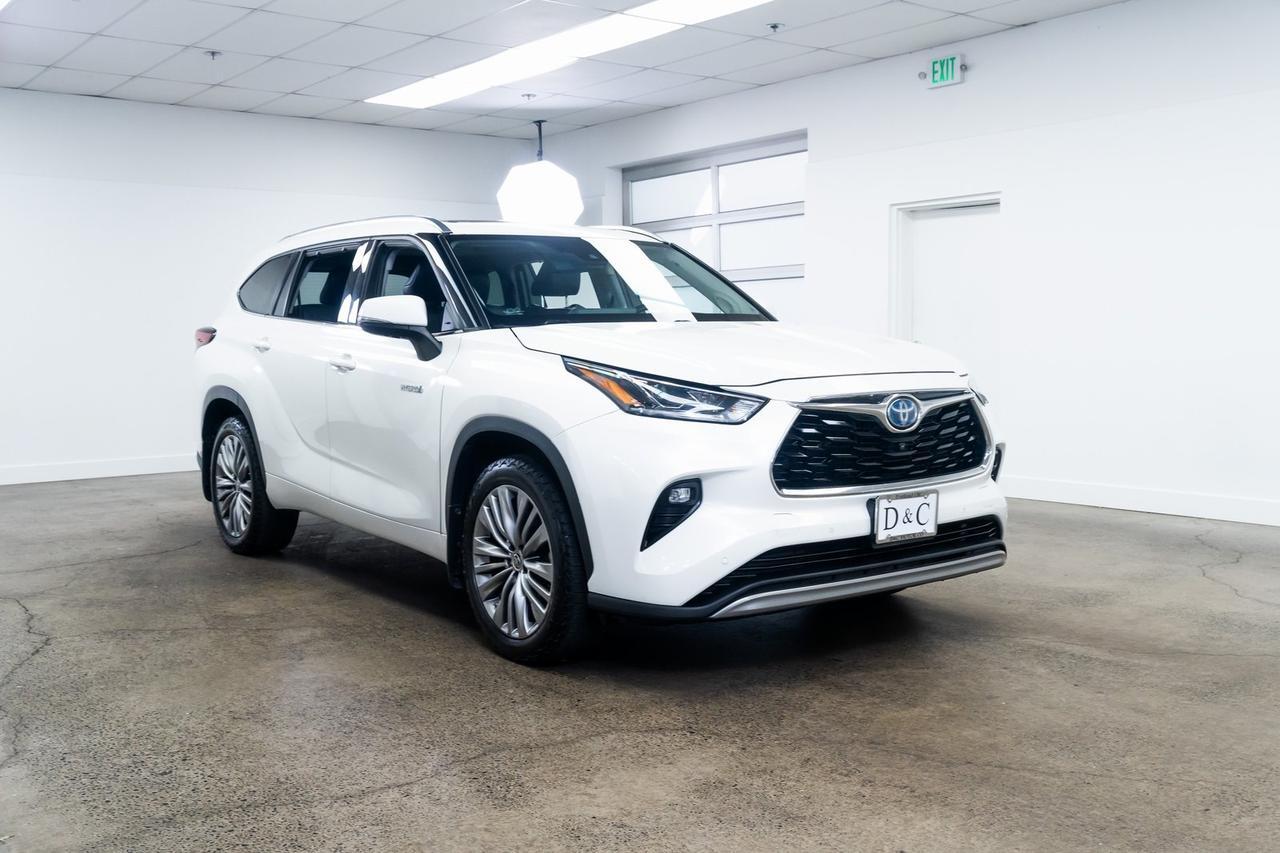 2021 Toyota Highlander Hybrid Platinum Vented Seats Moonroof Portland OR