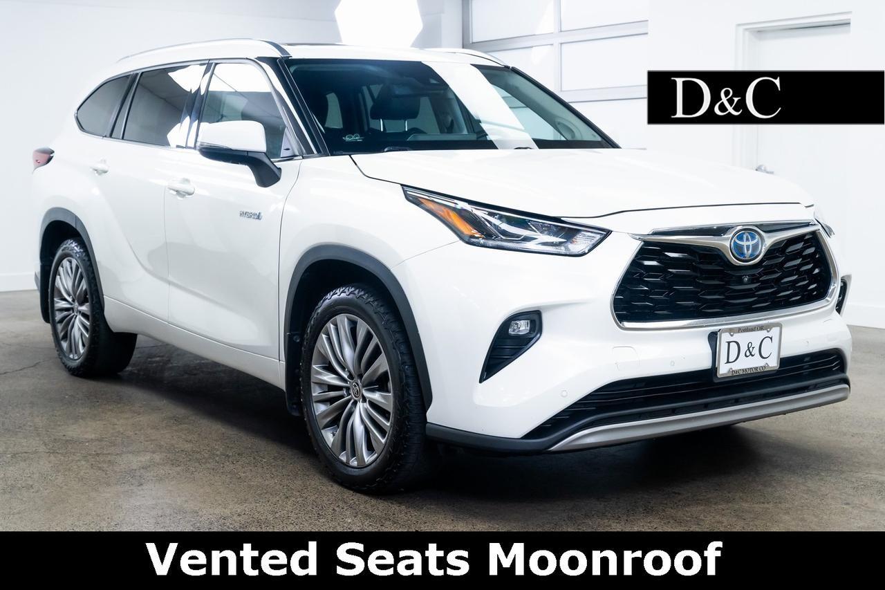 2021 Toyota Highlander Hybrid Platinum Vented Seats Moonroof Portland OR