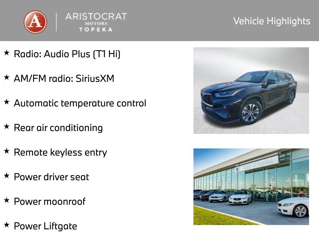 2021 Toyota Highlander Hybrid XLE San Clemente CA