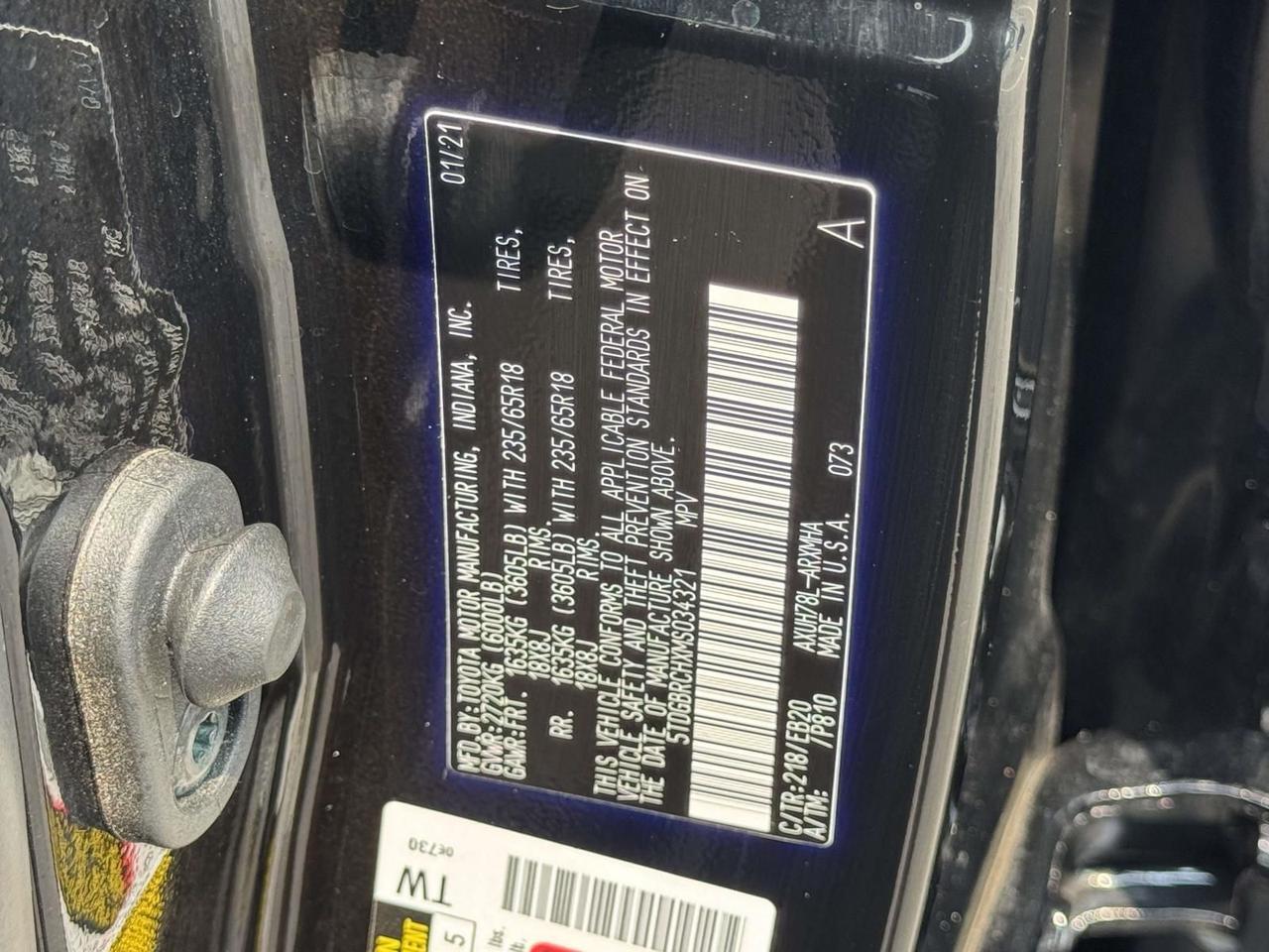 2021 Toyota Highlander Hybrid XLE Alexandria VA