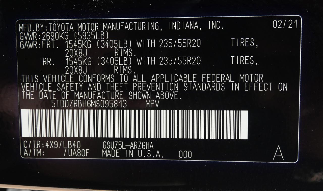 2021 Toyota Highlander Limited San Juan TX