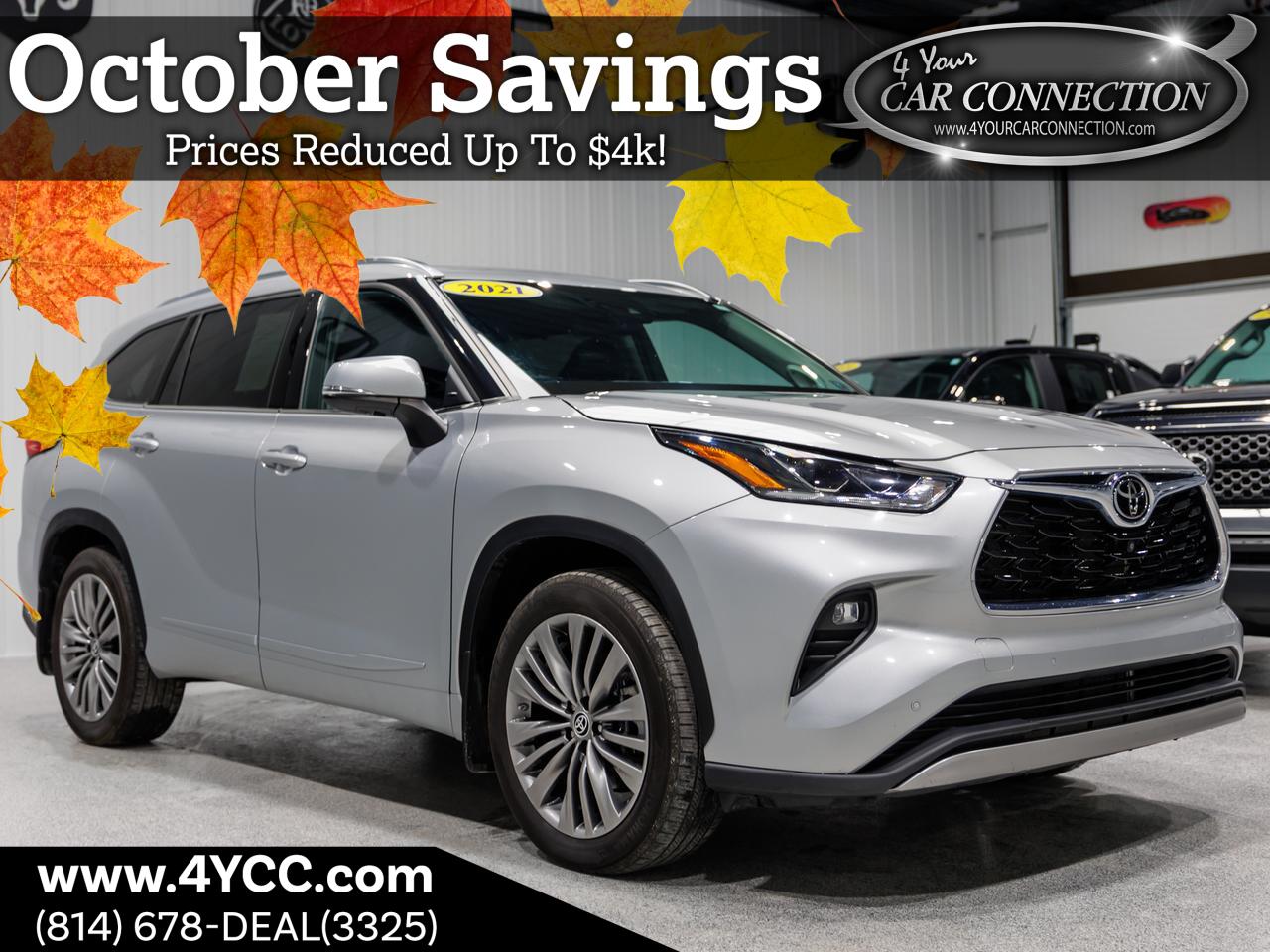 2021 Toyota Highlander Platinum AWD 7-Passenger NAV