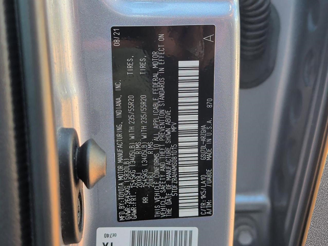 2021 Toyota Highlander Platinum San Juan TX