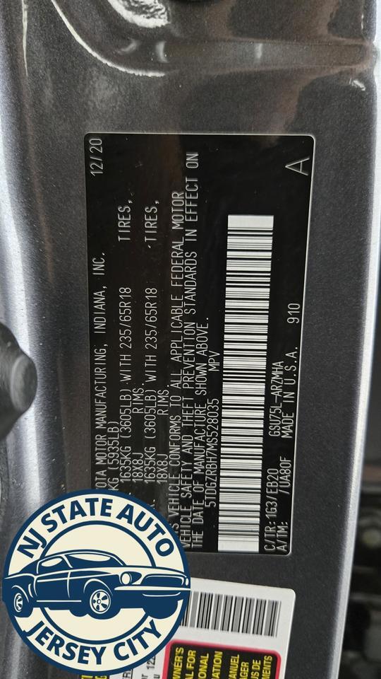 2021 Toyota Highlander XLE Jersey City NJ