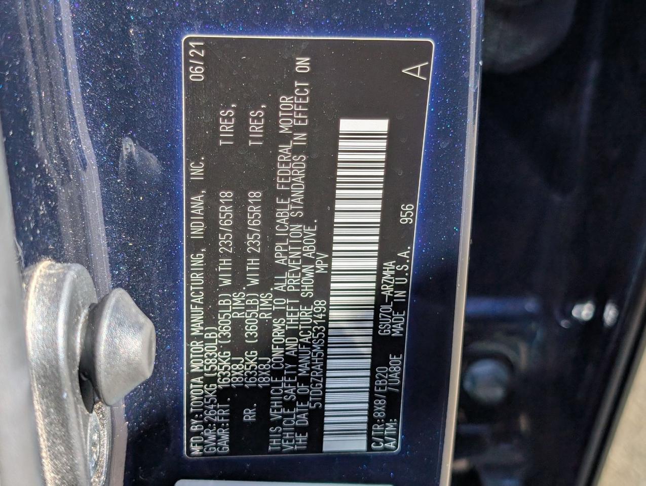 2021 Toyota Highlander XLE Roseville CA