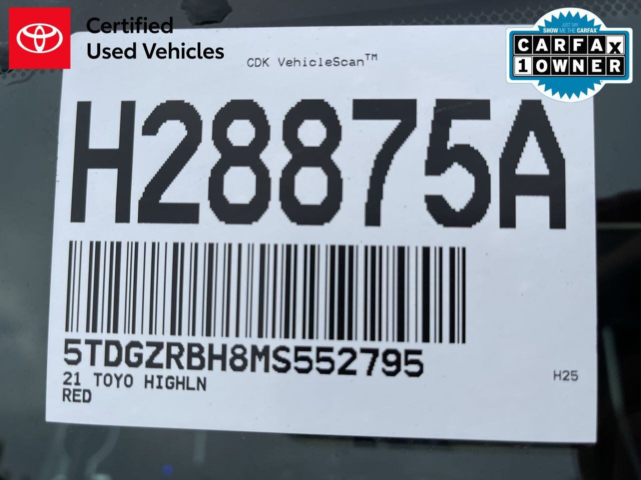 2021 Toyota Highlander XLE White River Junction VT