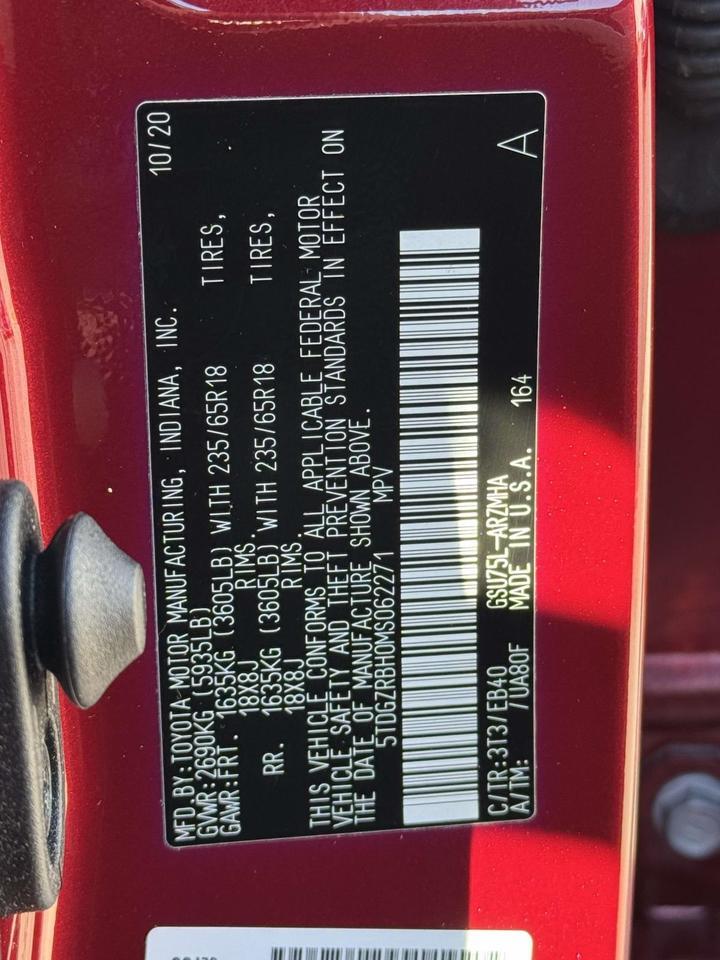 2021 Toyota Highlander XLE Fredericksburg VA