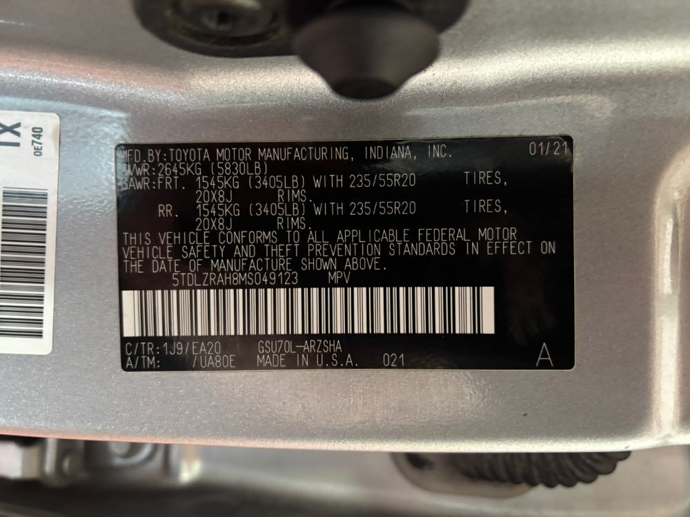 2021 Toyota Highlander XSE Franklin OH