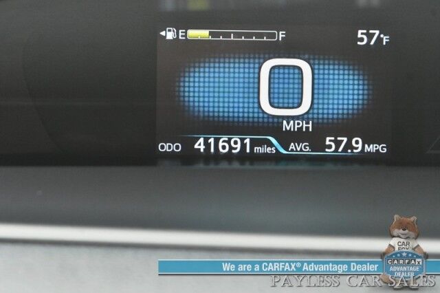 2021 Toyota Prius L Eco Hybrid / Power Mirrors, Windows & Locks / Forward Collision & Lane Departure Alert / Bluetooth / Backup Camera / Cruise Control / Keyless Entry & Start / LED Headlights / 58 MPG / 1-Owner Anchorage AK