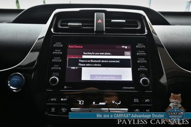 2021 Toyota Prius L Eco Hybrid / Power Mirrors, Windows & Locks / Forward Collision & Lane Departure Alert / Bluetooth / Backup Camera / Cruise Control / Keyless Entry & Start / LED Headlights / 58 MPG / 1-Owner Anchorage AK