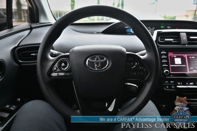 2021 Toyota Prius L Eco Hybrid / Power Mirrors, Windows & Locks / Forward Collision & Lane Departure Alert / Bluetooth / Backup Camera / Cruise Control / Keyless Entry & Start / LED Headlights / 58 MPG / 1-Owner Anchorage AK