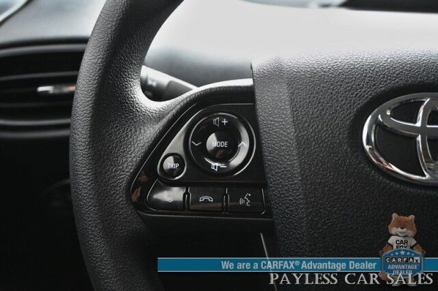 2021 Toyota Prius L Eco Hybrid / Power Mirrors, Windows & Locks / Forward Collision & Lane Departure Alert / Bluetooth / Backup Camera / Cruise Control / Keyless Entry & Start / LED Headlights / 58 MPG / 1-Owner Anchorage AK