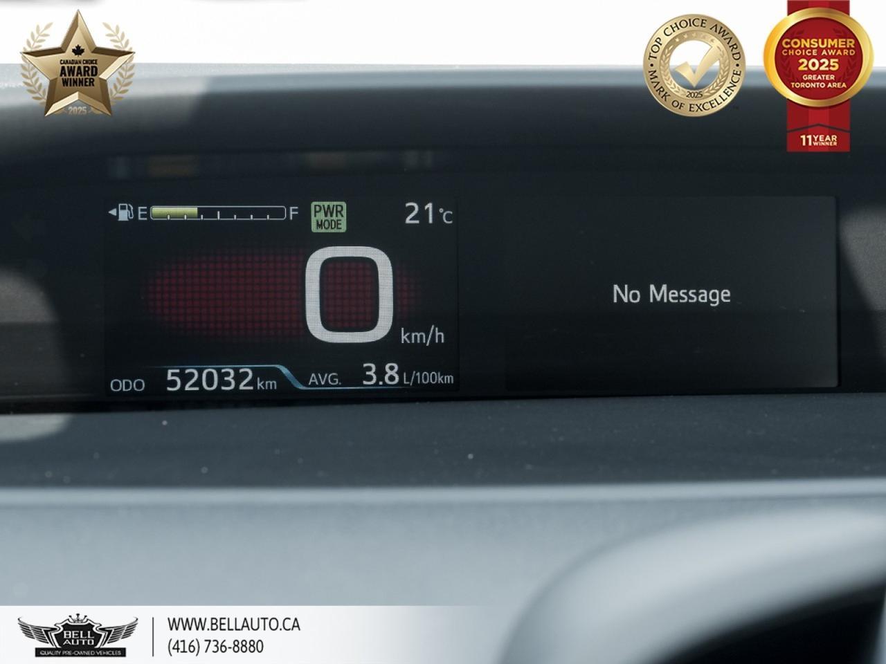 2021 Toyota Prius Prime HYBRID | NAVI | B.CAM | NULUXE LEATHER | POWER SEAT | ONSTAR | NOACCIDENT Toronto ON