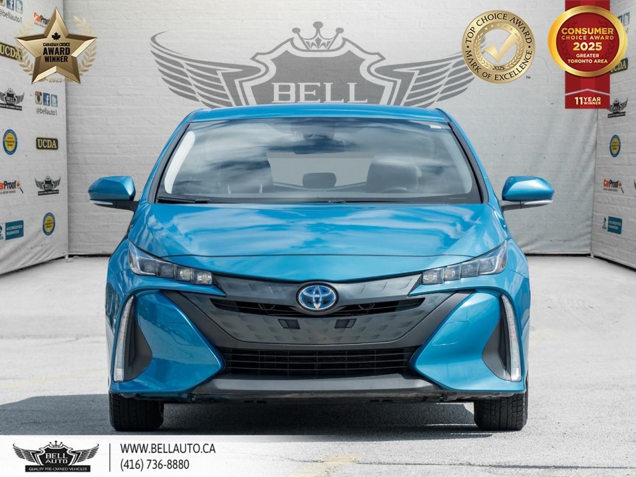 2021 Toyota Prius Prime HYBRID | NAVI | B.CAM | NULUXE LEATHER | POWER SEAT | ONSTAR | NOACCIDENT Toronto ON