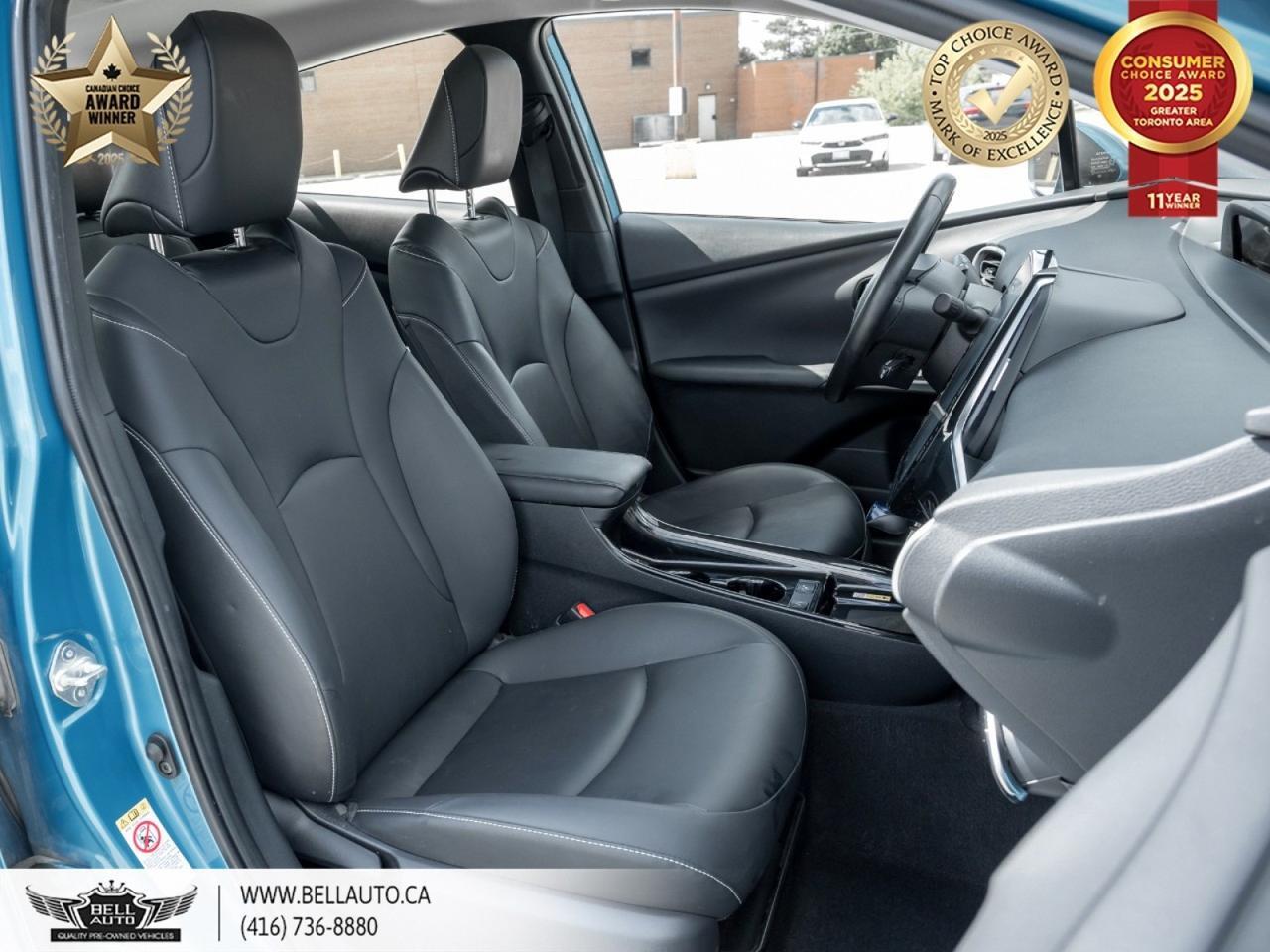 2021 Toyota Prius Prime HYBRID | NAVI | BACKUPCAM | NULUXE LEATHER | POWER SEAT | ONSTAR | NO ACCIDENT Toronto ON