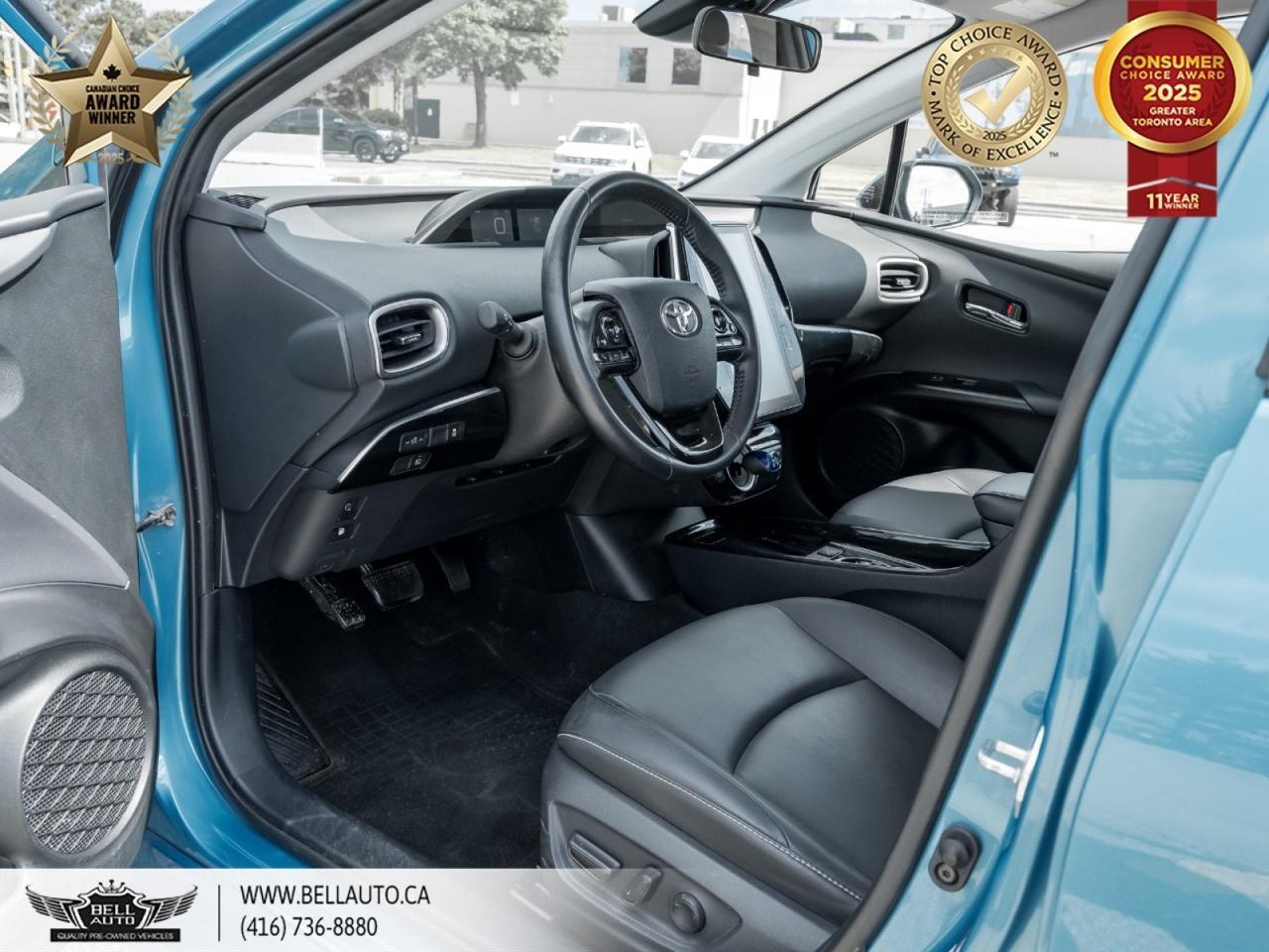 2021 Toyota Prius Prime HYBRID | NAVI | BACKUPCAM | NULUXE LEATHER | POWER SEAT | ONSTAR | NO ACCIDENT Toronto ON
