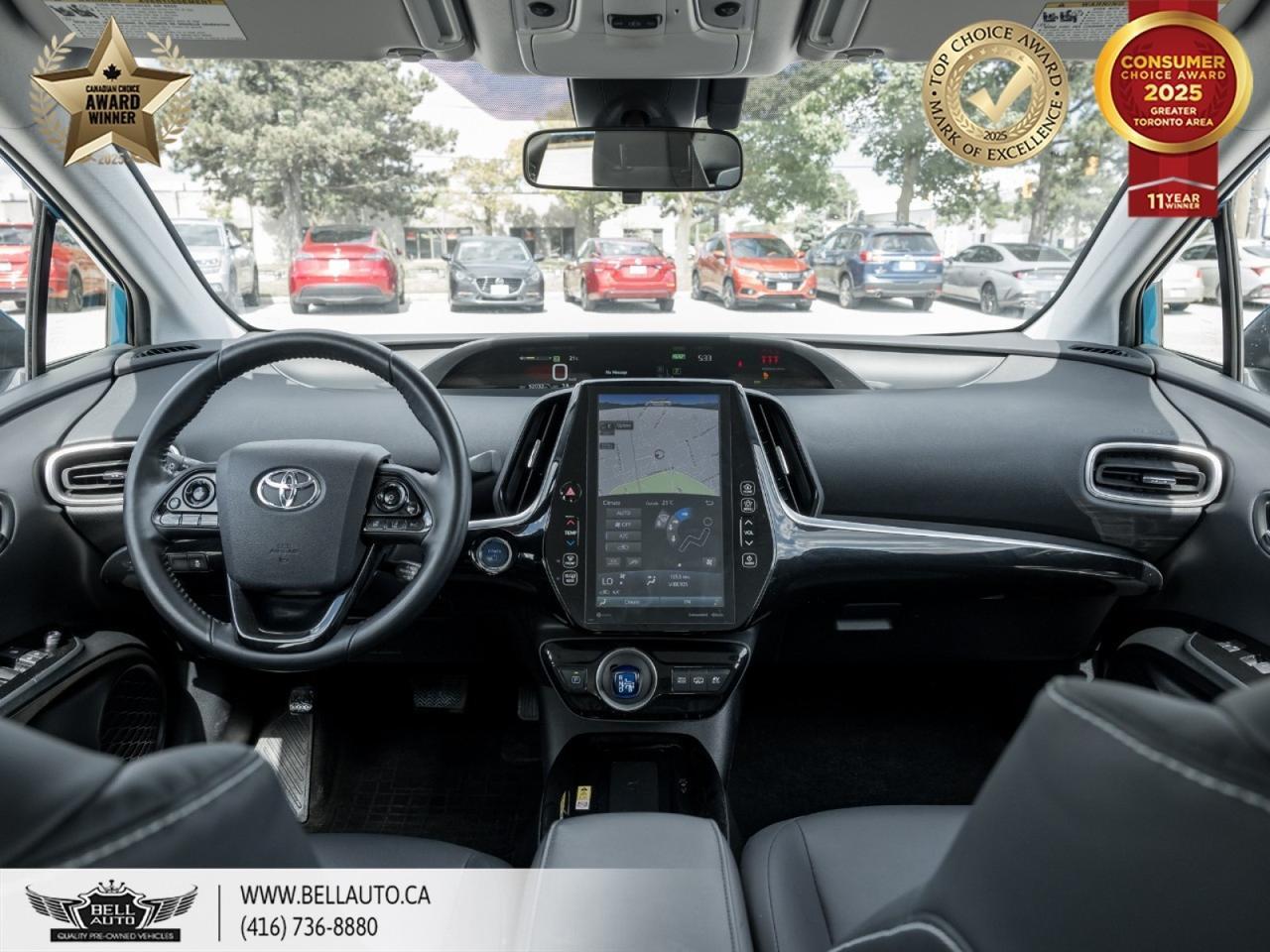 2021 Toyota Prius Prime HYBRID | NAVI | BACKUPCAM | NULUXE LEATHER | POWER SEAT | ONSTAR | NO ACCIDENT Toronto ON