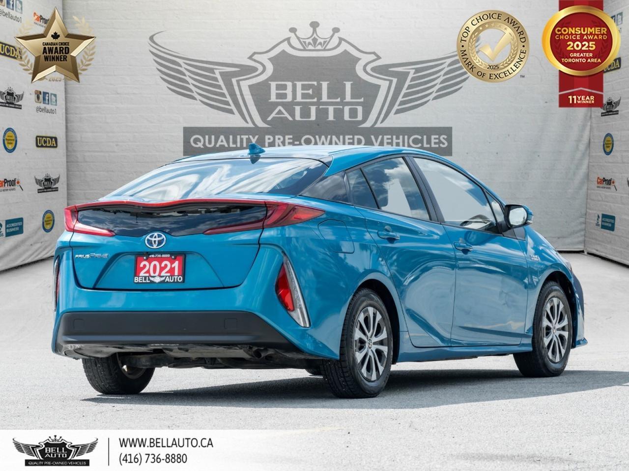 2021 Toyota Prius Prime Upgrade | HYBRID | NAVI | B.CAM | NLUXE LEATHER | POWER SEAT | NOACCIDENT Toronto ON