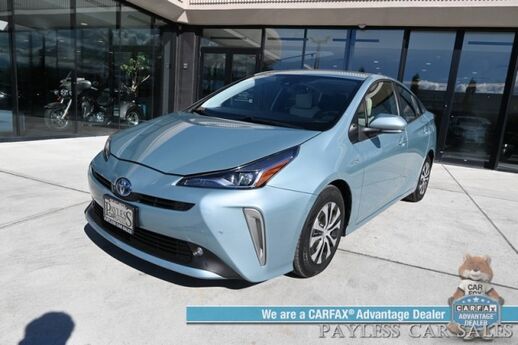 2021 Toyota Prius XLE / AWD / Hybrid / Power & Heated Leather Seats / Heated Steering Wheel / Adaptive Cruise Control / Lane Departure & Blind Spot Alert / Apple CarPlay & Android Auto / Automatic Climate Control / 51 MPG Anchorage AK