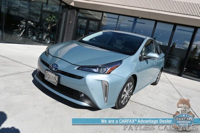 2021 Toyota Prius XLE / AWD / Hybrid / Power & Heated Leather Seats / Heated Steering Wheel / Adaptive Cruise Control / Lane Departure & Blind Spot Alert / Apple CarPlay & Android Auto / Automatic Climate Control / 51 MPG Anchorage AK