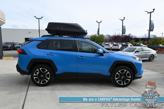 2021 Toyota RAV4 Adventure / AWD / Premium Leather Seats / Adaptive Cruise Control / Lane Watch & Blind Spot Alert / Apple CarPlay & Android Auto / Keyless Entry & Start / Bluetooth / Block Heater / Back Up Camera / 33 MPG Anchorage AK