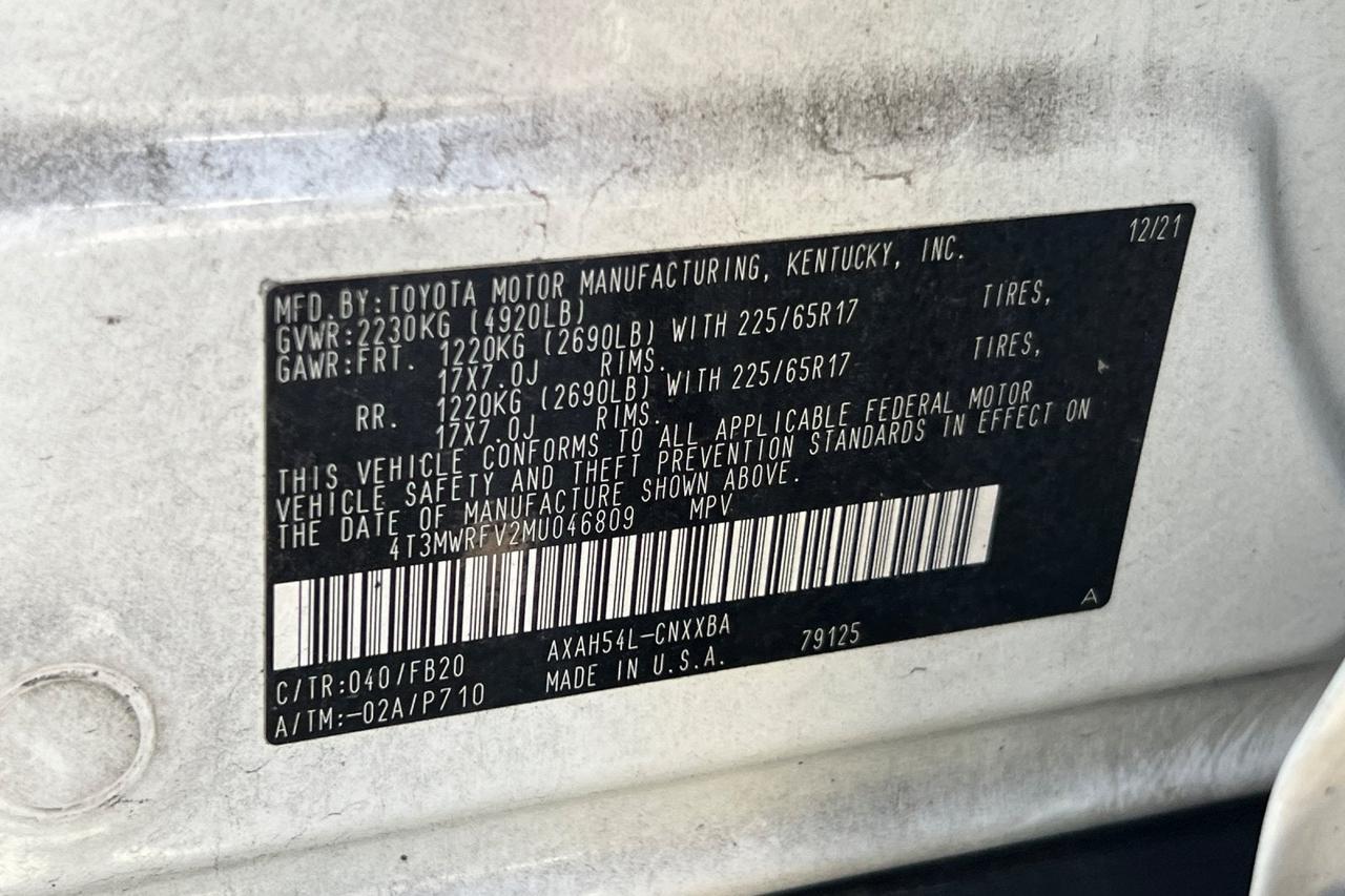 2021 Toyota RAV4 Hybrid LE Roseville CA