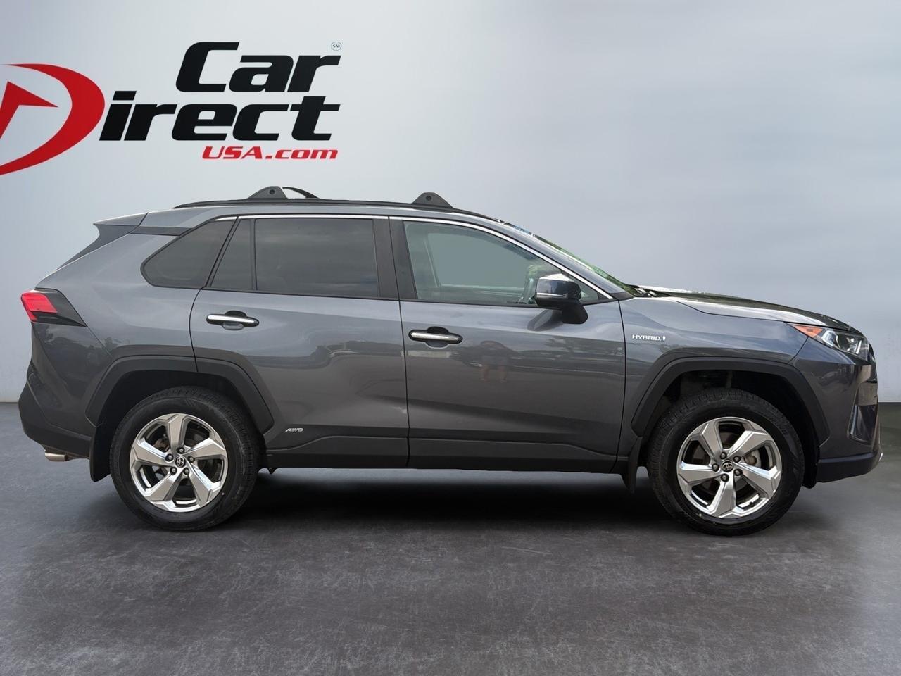 2021 Toyota RAV4 Hybrid Limited, PANORAMIC MOONROOF, POWER LIFTGATE, ROOF RAILS, TOW PACKAGE, HEATED & COOLING SEATS, 360 BACKUP CAMERA & SENSORS, BLIND SPOT ASSIST, FORWARD COLLISION ALERT, APPLE CARPLAY/ANDROID AUTO, RIDE IN NEW ELECTRIC STYLE! Virginia Beach VA