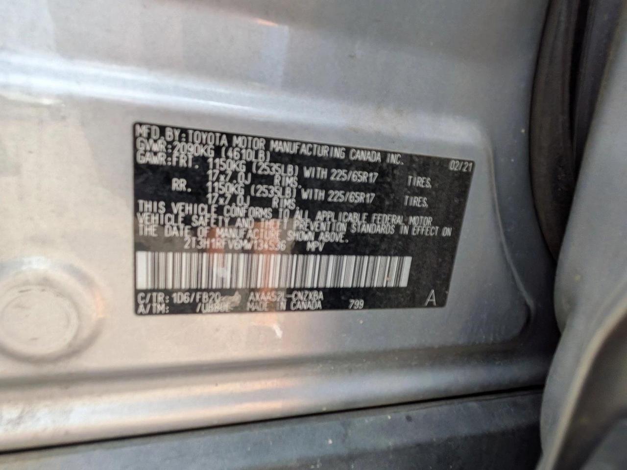 2021 Toyota RAV4 LE Roseville CA