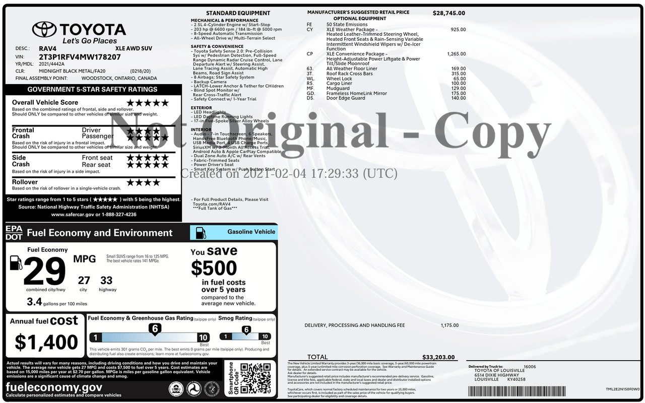 2021 Toyota RAV4 XLE Knoxville TN