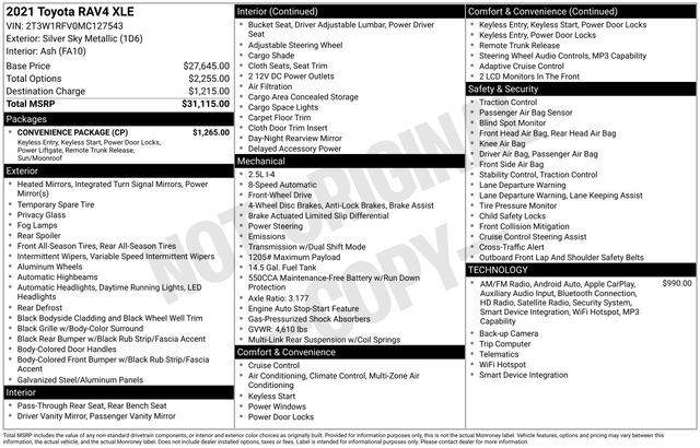 2021 Toyota RAV4 XLE Raleigh NC