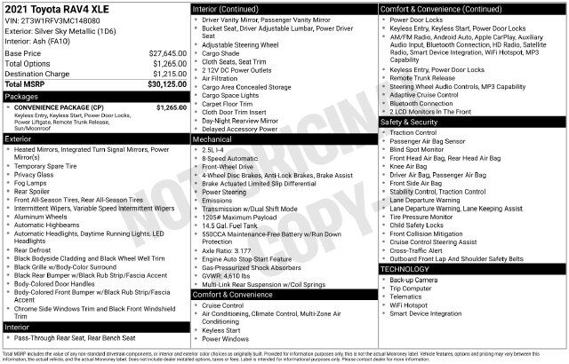 2021 Toyota RAV4 XLE Raleigh NC