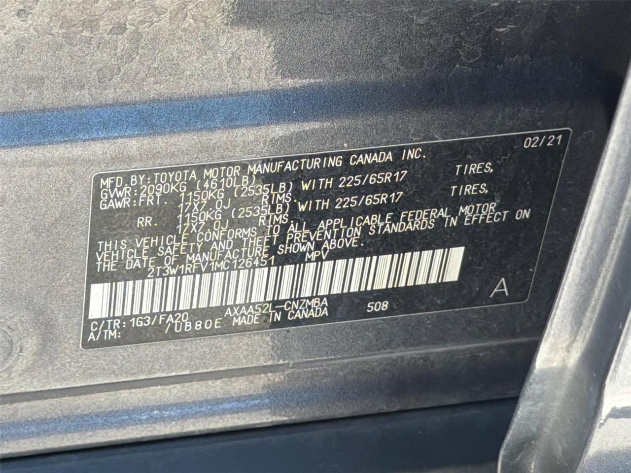 2021 Toyota RAV4 XLE Hagerstown MD