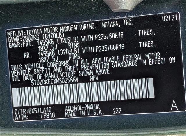 2021 Toyota Sienna Limited Roseville CA