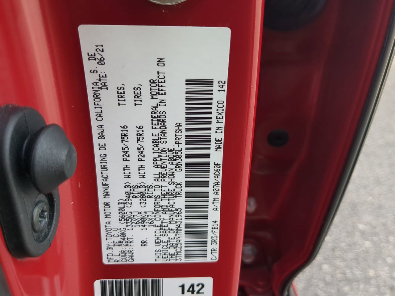 2021 Toyota Tacoma 4WD SR Winder GA