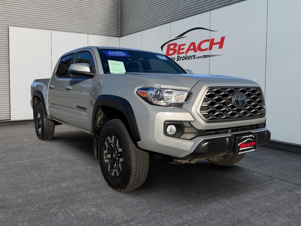 2021 Toyota Tacoma 4WD TRD OFF-ROAD, TOW PACKAGE, SLIDING REAR WINDOW, BACKUP CAMERA, BED LINER, BLUETOOTH, POWER MIRRORS, COME AND TEST DRIVE THIS TOYOTA TACOMA TODAY!